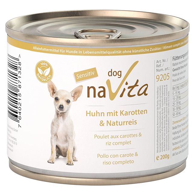 Pollo con carote & riso completo Sensitiv 200g